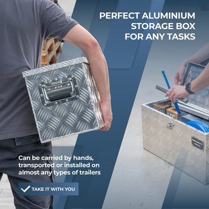 Aluminium Transportbox Truckbox Werkzeugkasten – 615x265x300 mm