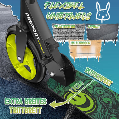 RE:SPORT Cityroller für Kinder & Erwachsene, klappbar, bis 100 kg