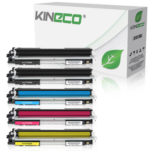 Kineco 5 Toner Set kompatibel für HP CF350A-CF353A - Multipack