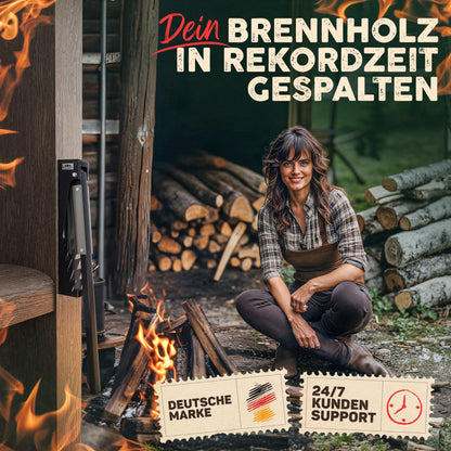 Drei Eichen Anzündholzspalter Manuell – Wandmontage