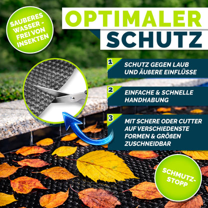 tillvex Pool Solarplane 400 µm, rechteckig, 732 x 366 cm, zuschneidbar