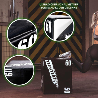 Tunturi Soft Plyometric Box Fitnessbox - 50x60x75 cm