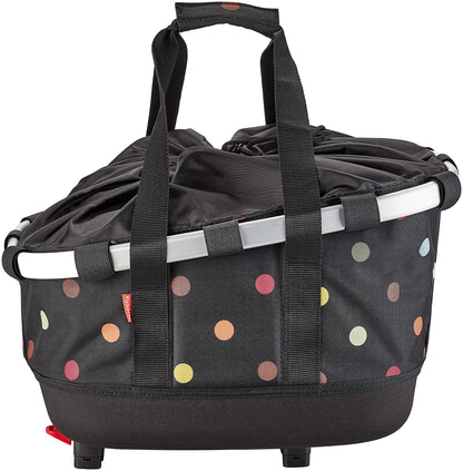KlickFix Bikebasket GT Gepäckträger Fahrradkorb – Dots