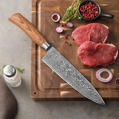 Wakoli EDIB Pro Premium 6er Damastmesser-Set mit Holzbox