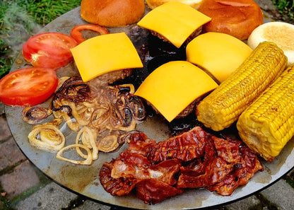 Fire World Raketenofen Campingkocher – 5mm Grillplatte, 3mm Stahl