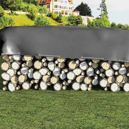 Laneetal 280g/m² PE Abdeckplane Verstärkt – 6x8m