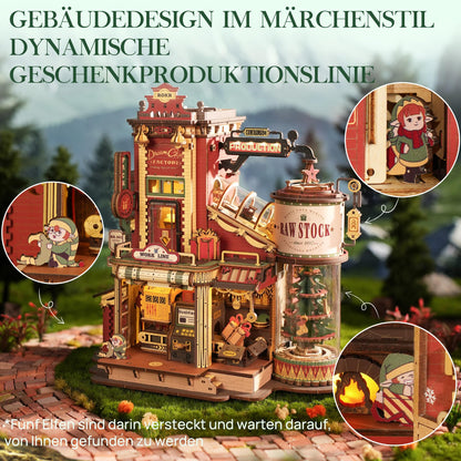 ROKR Traumgeschenkfabrik 3D Holzpuzzle - Musik-Modell EAB01