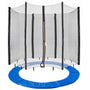 Arebos Trampolin Randabdeckung und Sicherheitsnetz 244 cm mit PVC-Oberfläche und engmaschigem Netz