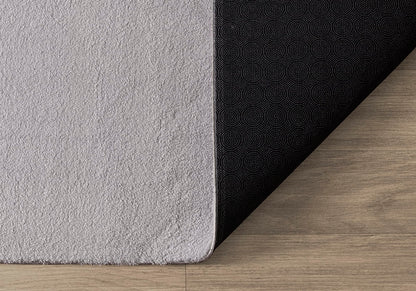 the carpet Relax Kurzflor-Teppich in Felloptik, Grau, 200 x 280 cm
