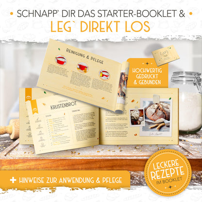 KRUSTENZAUBER Gusseisen Topf Brot Backen Emaille 26cm