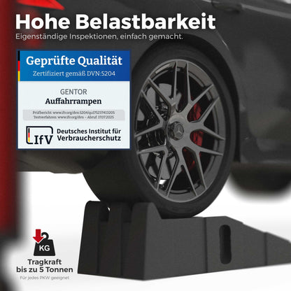 PROFI Auffahrrampe PKW Anhänger – 2er Set bis 5t Belastung