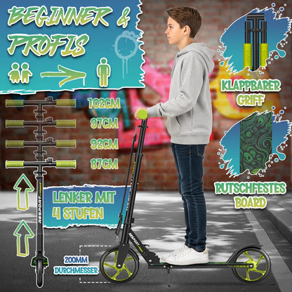 RE:SPORT Cityroller für Kinder & Erwachsene, klappbar, bis 100 kg