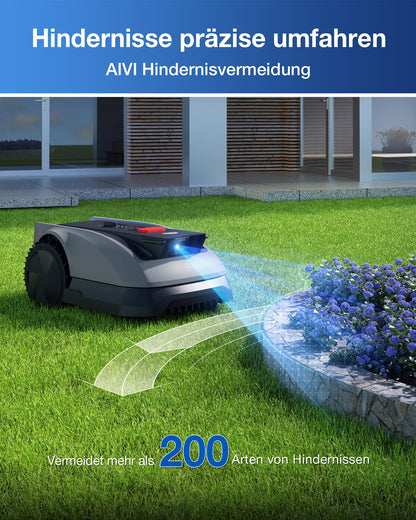 ECOVACS Goat O600 Mähroboter ohne Begrenzungskabel, RTK, 600 m²