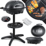 KESSER Elektrogrill 2in1 Tischgrill & Standgrill mit Deckel 2400 W, XXL-Grillplatte und Ablagefläche