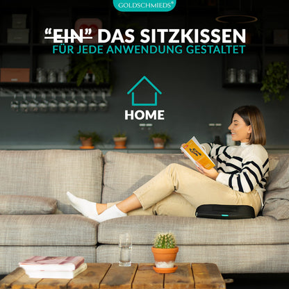 Goldschmieds SITZWERK Orthopädisches Sitzkissen für Büro & Auto