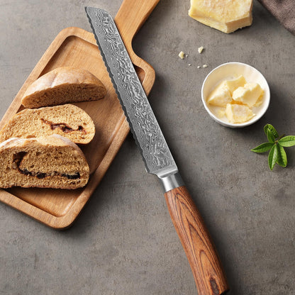 Wakoli EDIB Pro Premium 6er Damastmesser-Set mit Holzbox