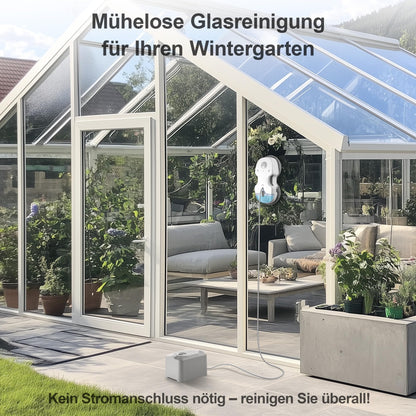 HUTT S7 Plus Fensterputzroboter, kabellos, 6500 Pa, Sprühfunktion