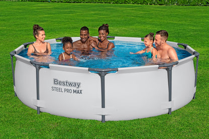 Bestway Steel Pro MAX Pool-Set Ø305cm - Lichtgrau