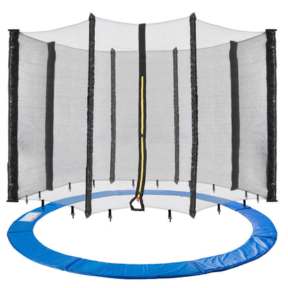 Arebos Randabdeckung und Sicherheitsnetz für Trampolin 305 cm, PVC-Oberfläche, 20 mm Polsterung