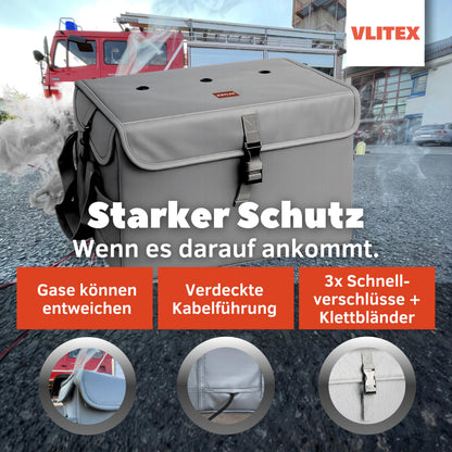 VLITEX Akku Sicherheitsbox XL – hitzebeständige Akku-Ladebox