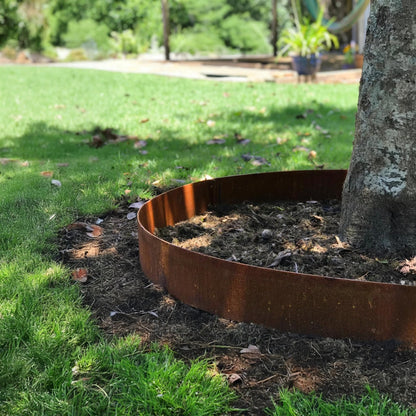 UNIGARDIA Pflanzring Cortenstahl Beeteinfassung Ø 100 cm H 20 cm