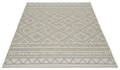 the carpet Calgary Outdoor-Teppich, wetterfest, Beige, 160 x 220 cm