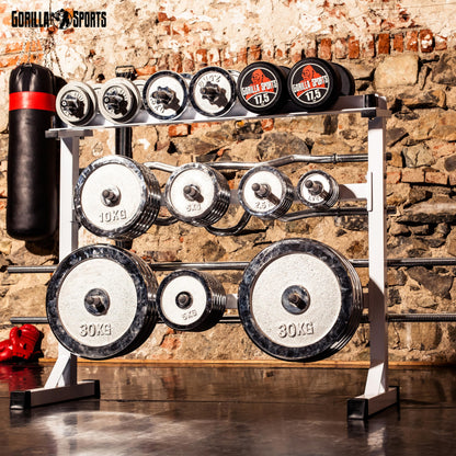 GORILLA SPORTS® Gewichteständer Hantelablage 3 Ebenen 30mm 400kg