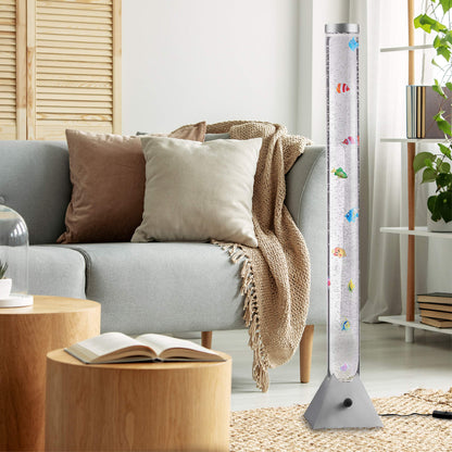 LeuchtenDirekt LED Wassersäule H120cm Kinderzimmer – RGB stahlfarben