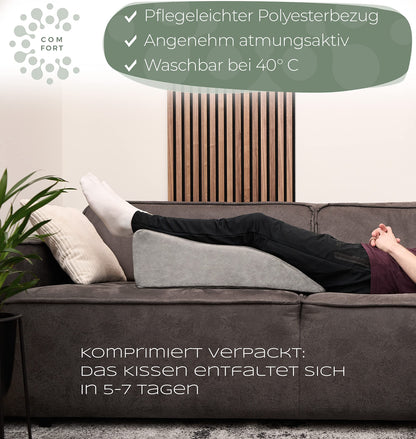 VitaWell Beinhochlagerungskissen Ergonomisch - Für beide Beine