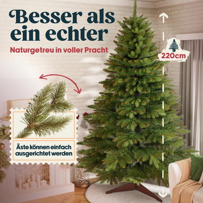 Pure Living Premium Testsieger Weihnachtsbaum künstlich 220cm