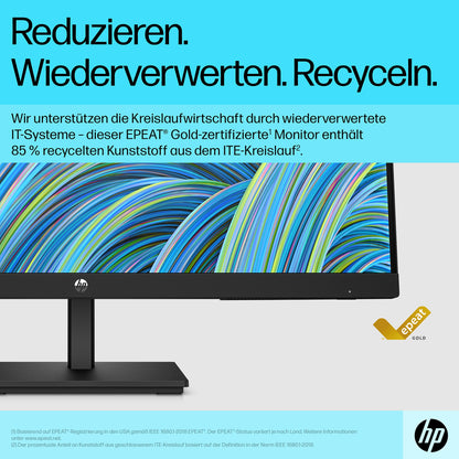 HP V24v G5 FHD Monitor - 23.8 Zoll 75 Hz Schwarz