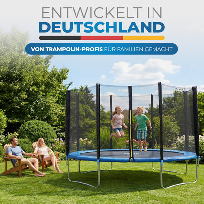 Terena Trampolin Ersatznetz 427 cm, Sicherheitsnetz für 8 Stangen