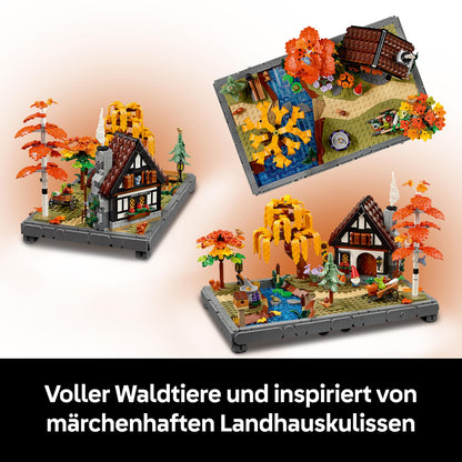 LEGO Icons Herbstlicher Landhausgarten 11372 – Bauset für Erwachsene