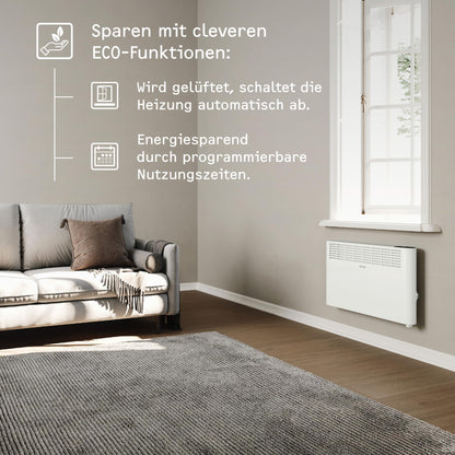 STIEBEL ELTRON CNS 2000 Plus LCD Wandkonvektor Weiss - 2 kW