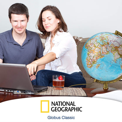 National Geographic Leuchtglobus Klassik 30cm - LED phys/pol 2025