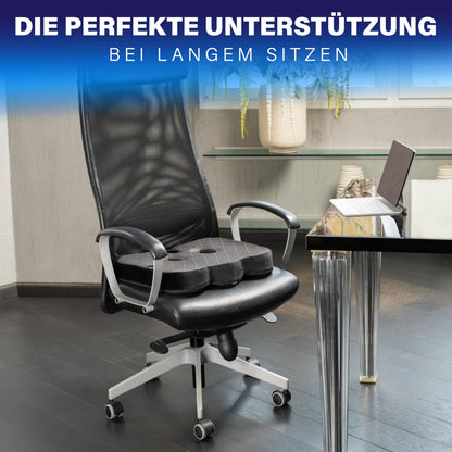 Healthfix Orthopädisches Sitzkissen aus Memory Foam, Medium