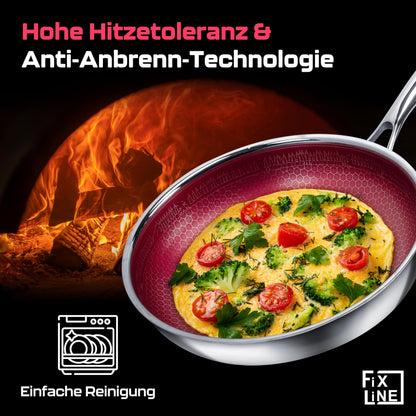 FIXLINE® BLACK FOREST Servierpfanne 28cm - RED Edition