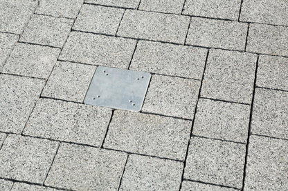 Schneider Universal-Bodenanker 897-50 für Ampelschirme, silbergrau