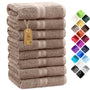 NatureMark Handtuch-Set 8-teilig, Baumwolle, 50×100 cm, Sand/Beige, weich und saugfähig