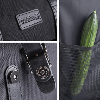 Meister 6816850 Einkaufstrolley Rucksack – 45L Black Edition