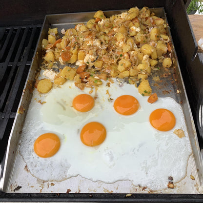 Edelstahl Plancha für Genesis II / Broil King 48x34cm 4mm
