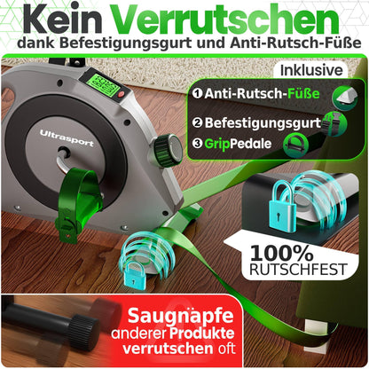 Ultrasport Mini-Bike Pedaltrainer – Deskbike Arm- & Beintrainer