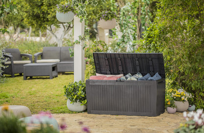 Koll Living Auflagenbox 270 Liter Graphit – Wasserdicht & Belüftet
