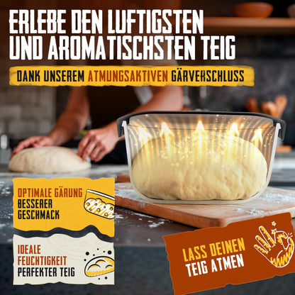 LOEWERK Pizzaballenbox 6er Set Silikon - Olive/Grau mit Spatel