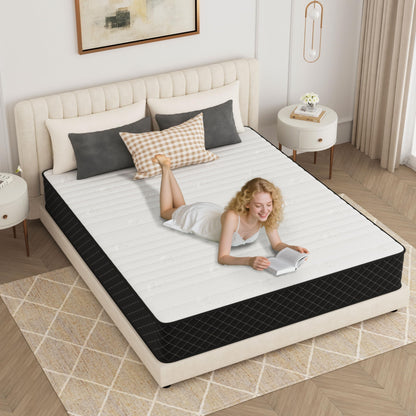 PurrJoys Taschenfederkernmatratze 160x200 cm H3/H4 mit Memory Foam