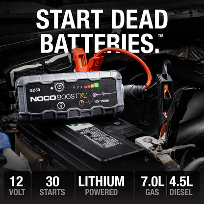 NOCO Boost GB50 Tragbare Starthilfe Powerbank – 1500A
