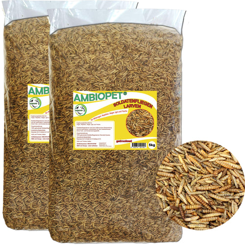 ZooMenu Hermetia Soldatenfliegenlarven Naturfutter 10 kg