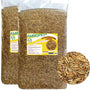 ZooMenu 10kg (5+5) Hermetia - Schwarze Soldatenfliegenlarven getrocknetes Naturfutter für Vögel, Reptilien und Teichfische