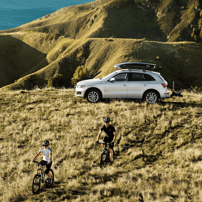 Thule EuroWay G2 920 Anhängerkupplung Fahrradträger 2 Fahrräder grau