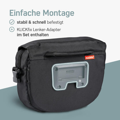 Borgen KLICKfix Fahrrad Lenkertasche 5 Liter – Fahrradtasche